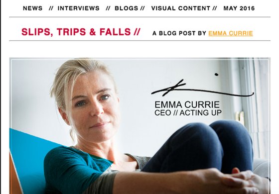 Acting Up Newsletter: Subscribe Here